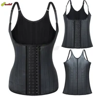 Women Latex Waist Trainer Women Binders Shapers Modeling Strap Corset Colombian Girdles Body Shapewear Faja Shape Sport Vest 1