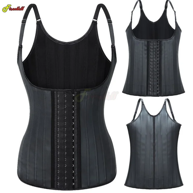 Women Latex Waist Trainer Women Binders Shapers Modeling Strap Corset Colombian Girdles Body Shapewear Faja Shape Sport Vest 1