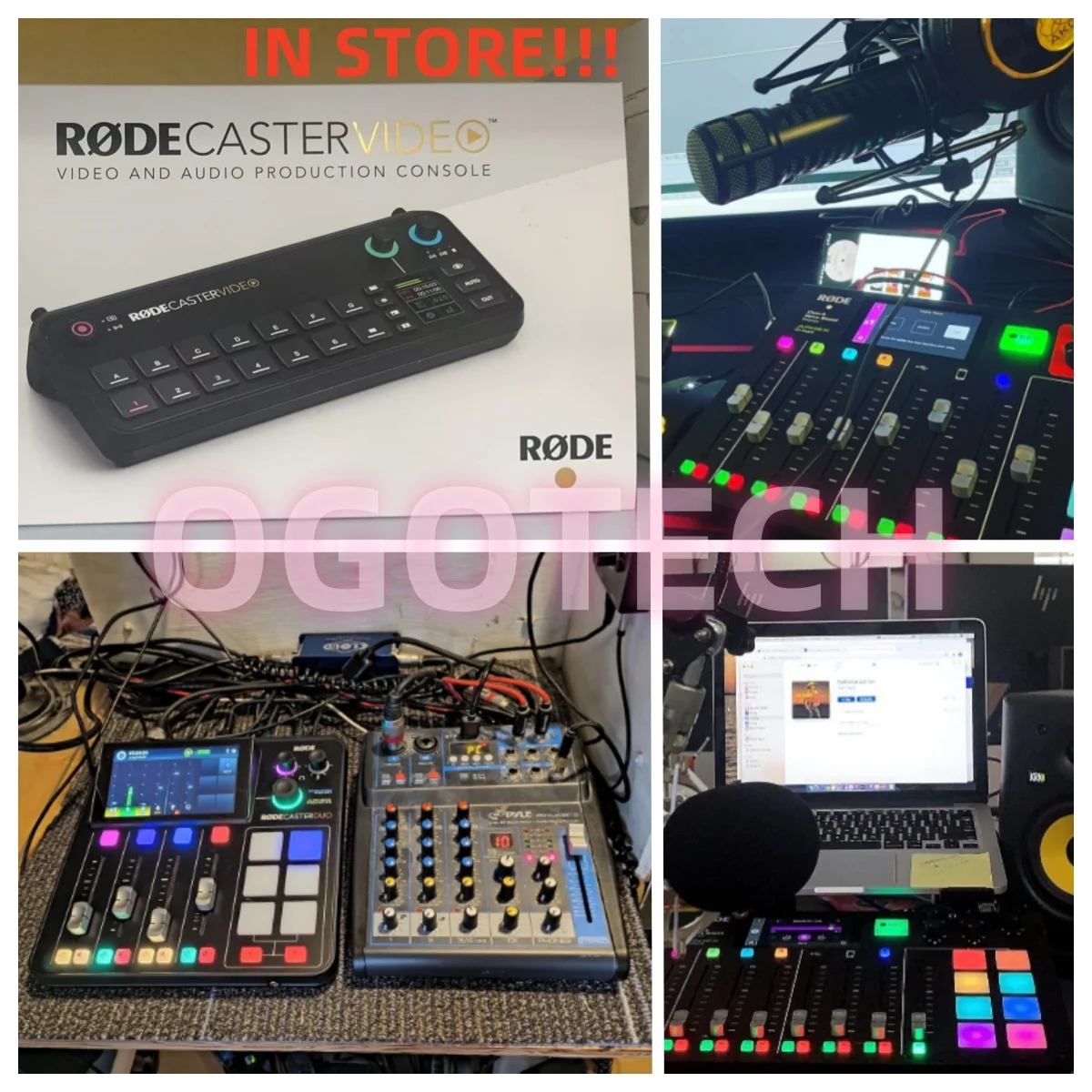 RODE Caster Video 4 x HDMI & 2 x USB-C Inputs New All-in-One Production Console Switcher with Integrated Audio Mixer&middot;