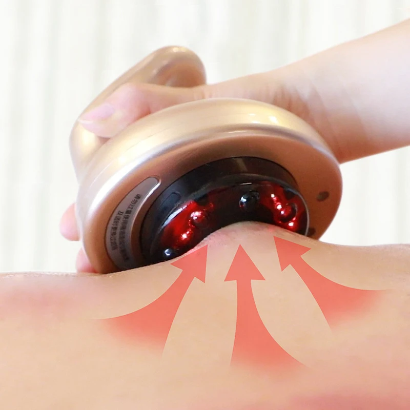 Electric Gua Sha Massage Tool Negative Pressure Cupping Maassager Heating Guasha Scraping Therapy Anti-Cellulite Fat Burner 2