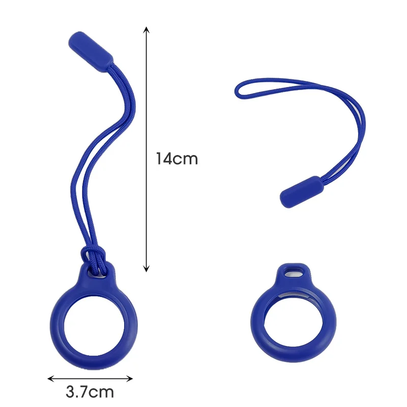 Key Finder Key Chain Locator Secure Holder with Strap For Apple Airtags Protective Cover Bumper Scratch Resistant Keychain For Airtag Tracker Accessories