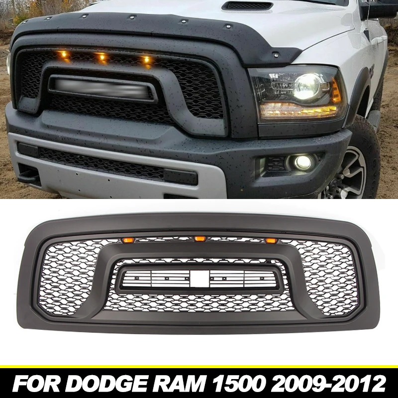 

Решетка для DODGE RAM 1500 2009-2012, решетка для гриля 2010 RAM1500, Внешний бампер, декоративные аксессуары