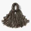 Écharpe Hijab Royan en coton froissé pour femmes musulmanes, châles longs et doux islamiques, enveloppes courtes à pampilles, accessoires Bufanda