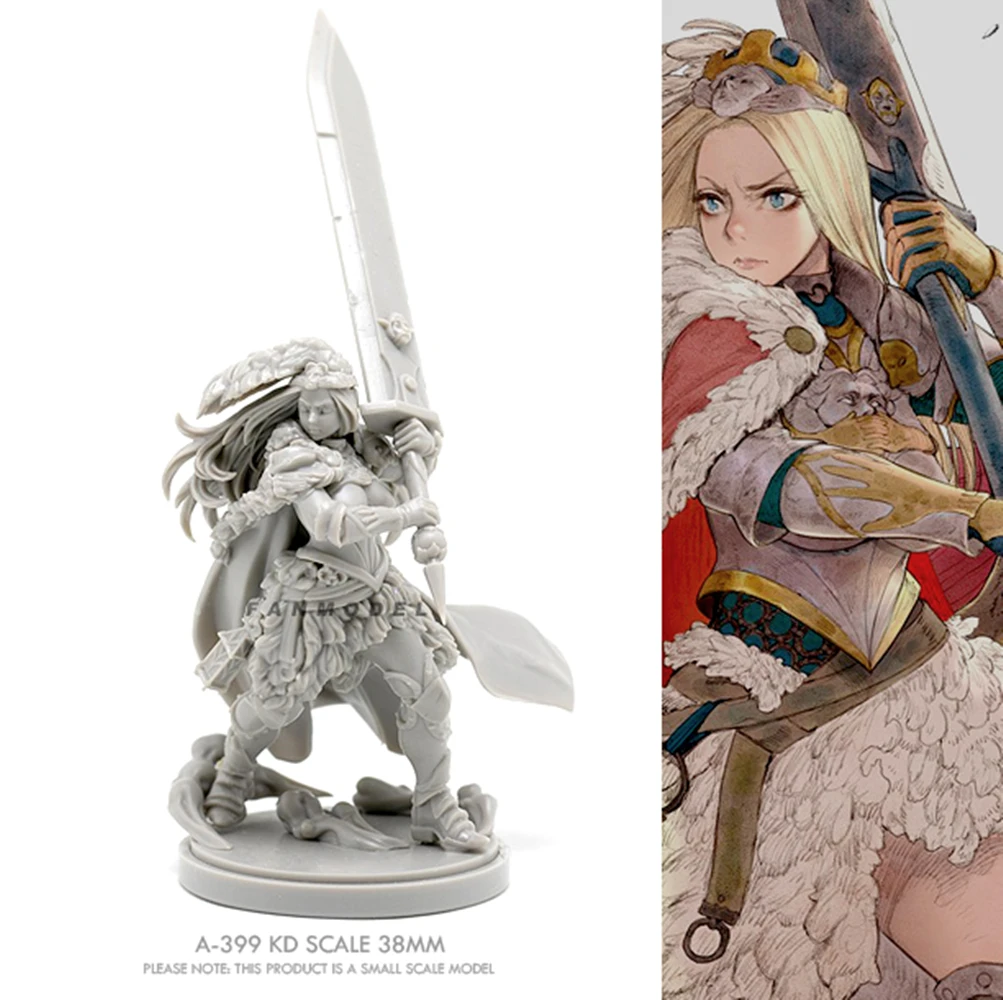 Kit modello in resina KINGDOM DEATH KD Beauty Soldier 28391 Scultura da collezione non assemblata per hobbisti