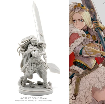 Kit modello in resina KINGDOM DEATH KD Beauty Soldier 28391 Scultura da collezione non assemblata per hobbisti