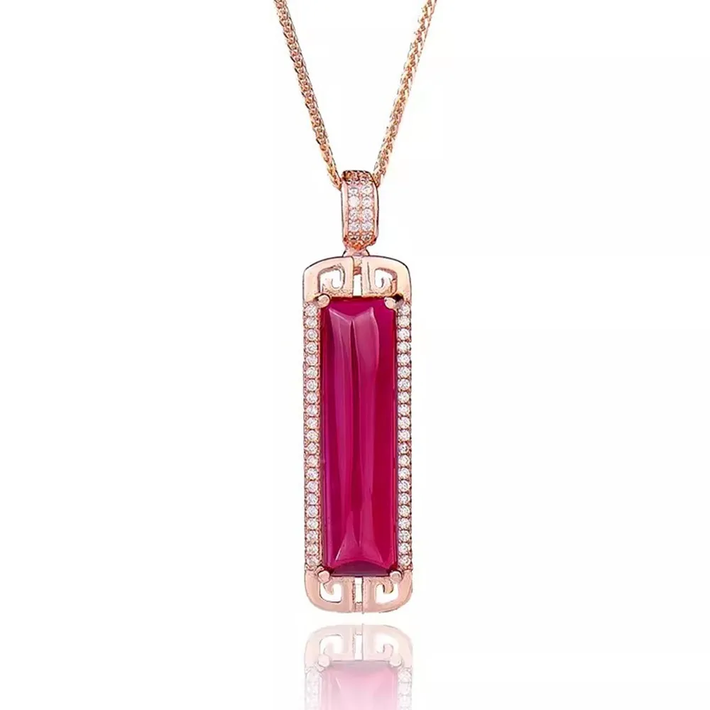 

Женское винтажное ожерелье с подвеской в виде бриллиантов