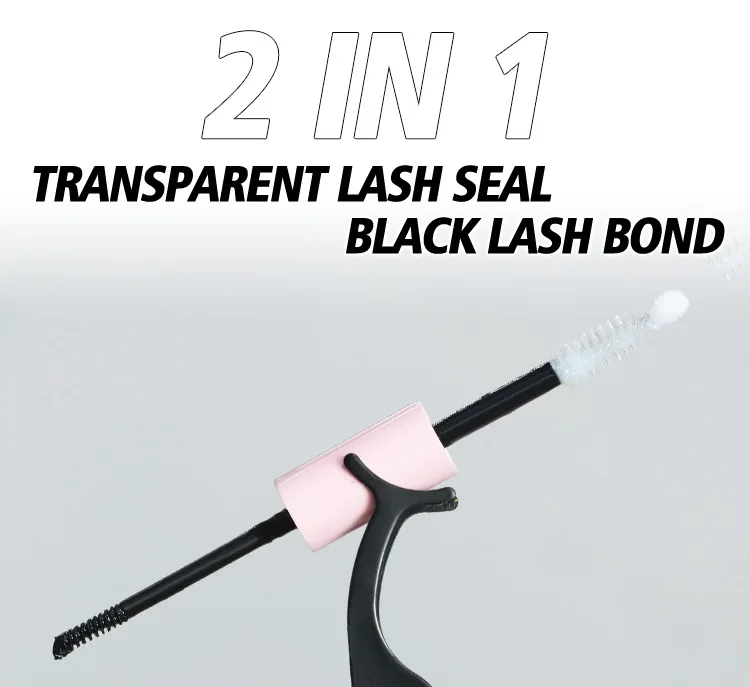 Miaojie cola e vedação para clusters de cílios, cola fixa forte, duradoura, ferramenta de extensão de cílios 2