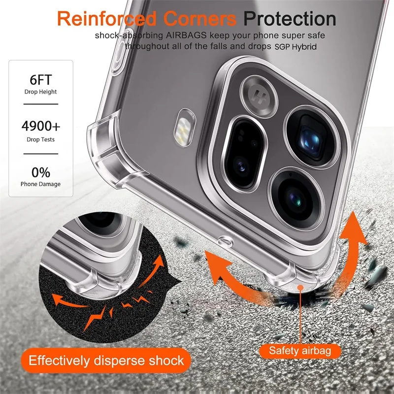 Clear Crystal Soft Silicone Shockproof Case