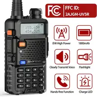 1/2/4 PCS Baofeng UV-5R 8W Walkie Talkie Ham Radio Dual Band VHF UHF Portable FM Amateur 1800mAh UV5R  Two way Radio For Climb 2