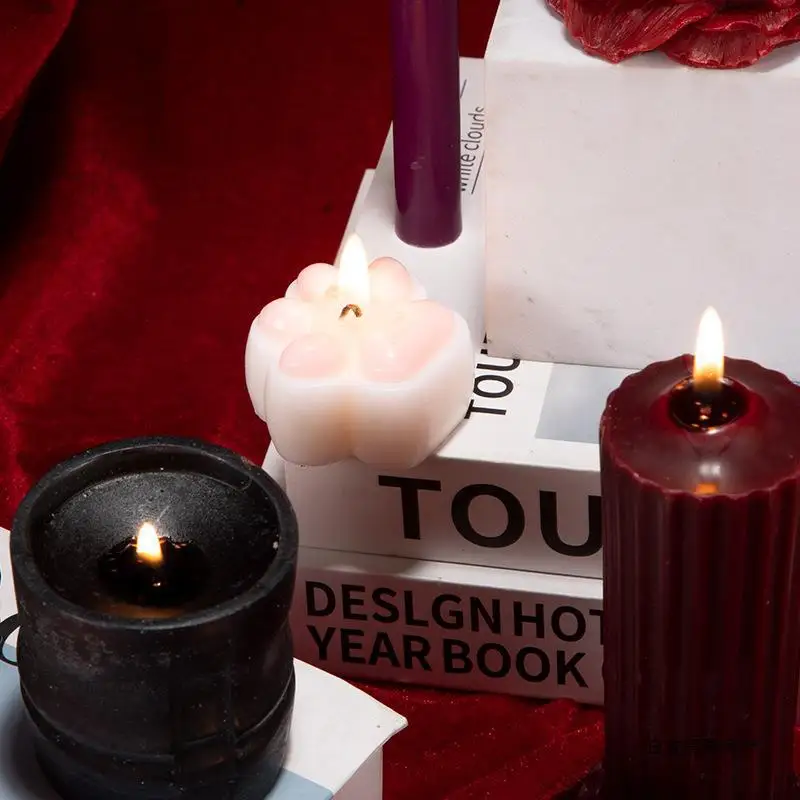 Aromatherapy Candle Rope Binding Human Body Low Temperature Candles Flesh Color Macram Tearable Wax Drip Couple Gift Sentiment