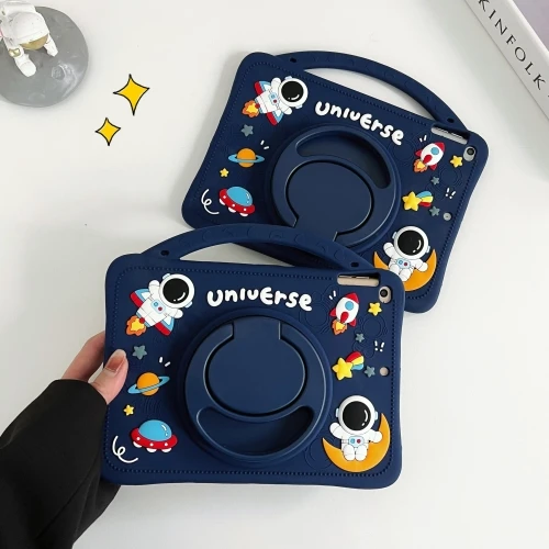 Estojo Interessante para Astronautas Samsung Capa de Mesa Galaxy a8 10.5 Sm-x200 s6 Lite 10.4 P610 a 8.0 T290 a7 Lite 8.7 T225 - Imagem 2