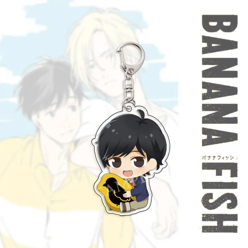 BANANA FISH アクキー part time job ver. banana fish shorter wong part time job acrylic | Depop