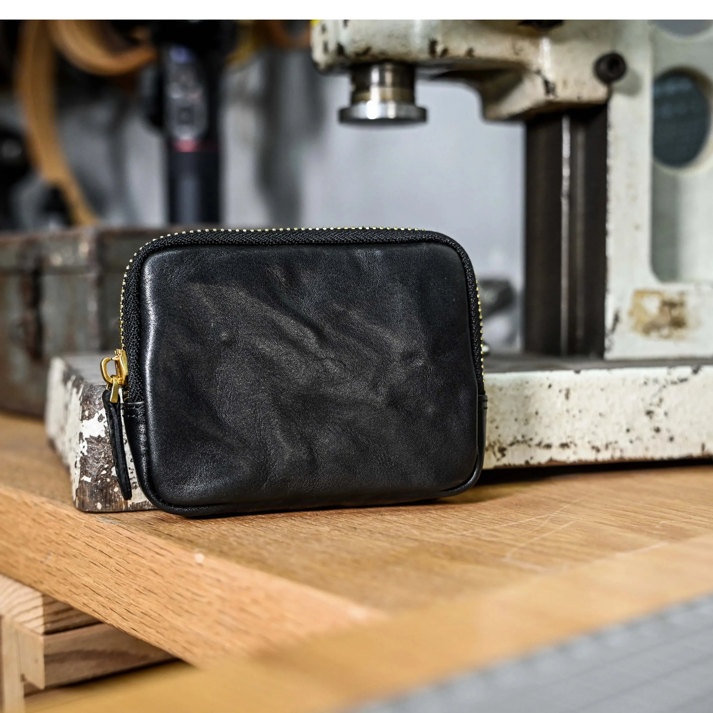 PNDME einfache Vintage pflanzlich gegerbte Rindsleder Männer Frauen Geldbörse lässig echtes Leder ID Karteninhaber Führerschein Brieftasche – Detail 27