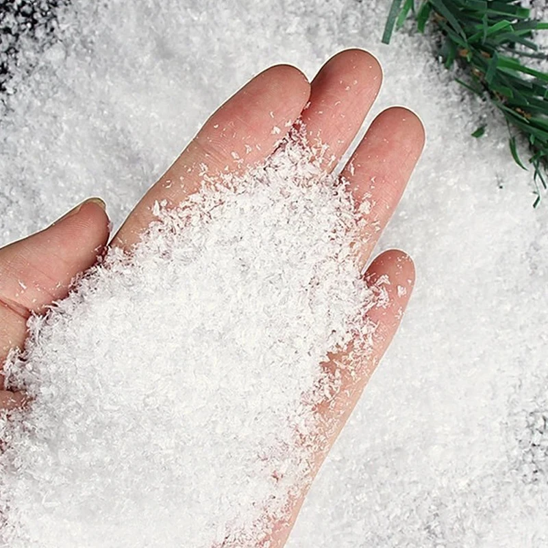 30G Simulation Snowflak Miniature Coarse/Fine Snow Powder Model Christmas/Building Sand Table Scene Layout Materials Diorama Kit 2