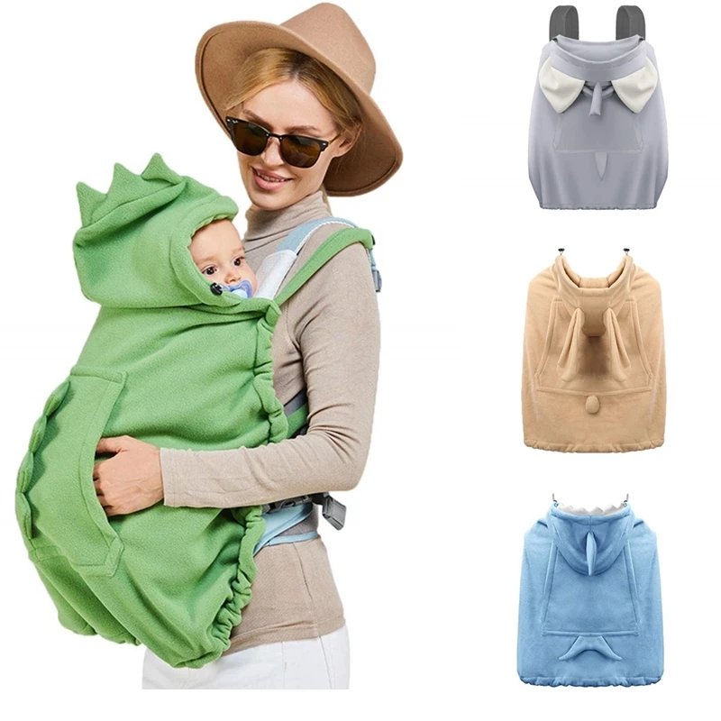 1pc Baby Windproof Stroller Cover and Baby Carrier Cover Hooded Stretchy Cloaks for Baby Hooded Reversible Suit for All Seasons baby carrier covers stretchy carseat canopy windproof nursing cover sun shade shopping cart covers baby carrier cover for infant