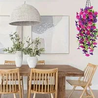 Artificial Flower New Artificial Hanging Flowers and Plants Easter Decoration 2025 UV-resistant and Realistic Room Decor Wedding 3