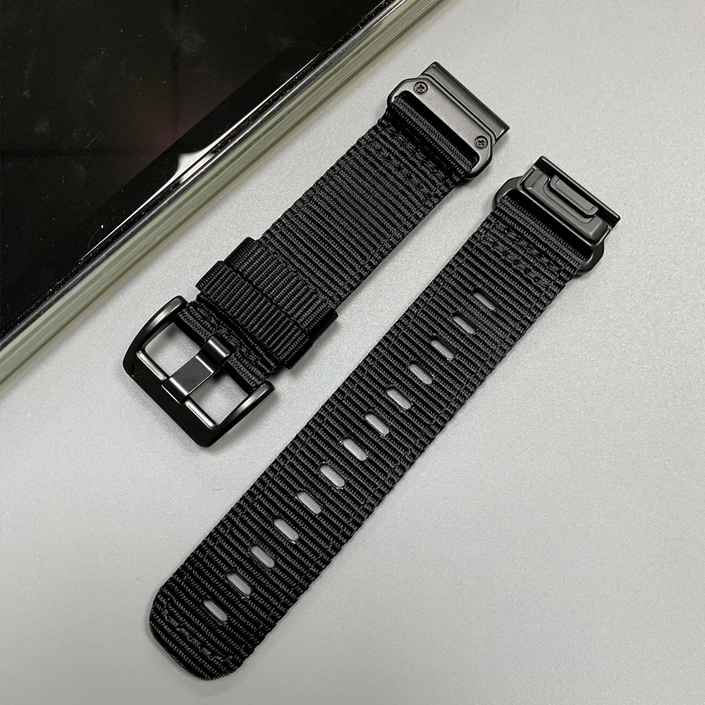 Nylon Braided QuickFit Sports Strap, 22mm/26mm