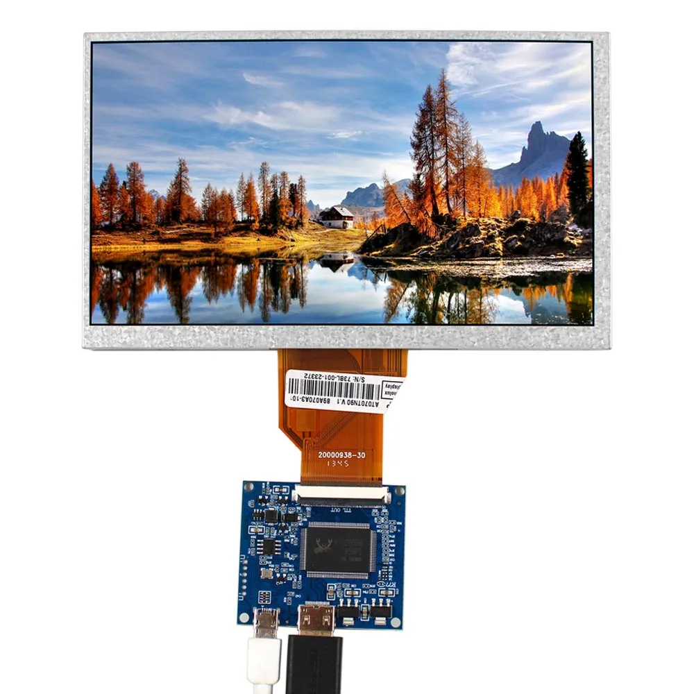 

7-дюймовый ЖК-экран AT070TN90 800X48 0 с платой HD MI 5 в постоянного тока без OSD