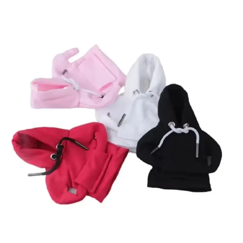 Car Shift Lever Handle Kit Car Gear Shift Washable Hoodie Cover Decoration Creative Funny Universal Interior Accessories