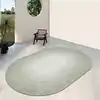 Modern Style Rugs for Bedroom Oval Shape Living Room Decoration Carpet Home Washable Anti-slip Floor Mat Fluffy Soft Bedside Rug 4
