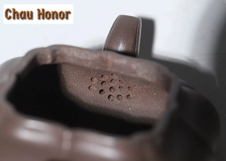 290ml Exquisite Yixing Purple Clay Teapots Handmade Stove Pot Raw Ore Clear Ash Section Mud Kettle With Filter Zisha Tea Set