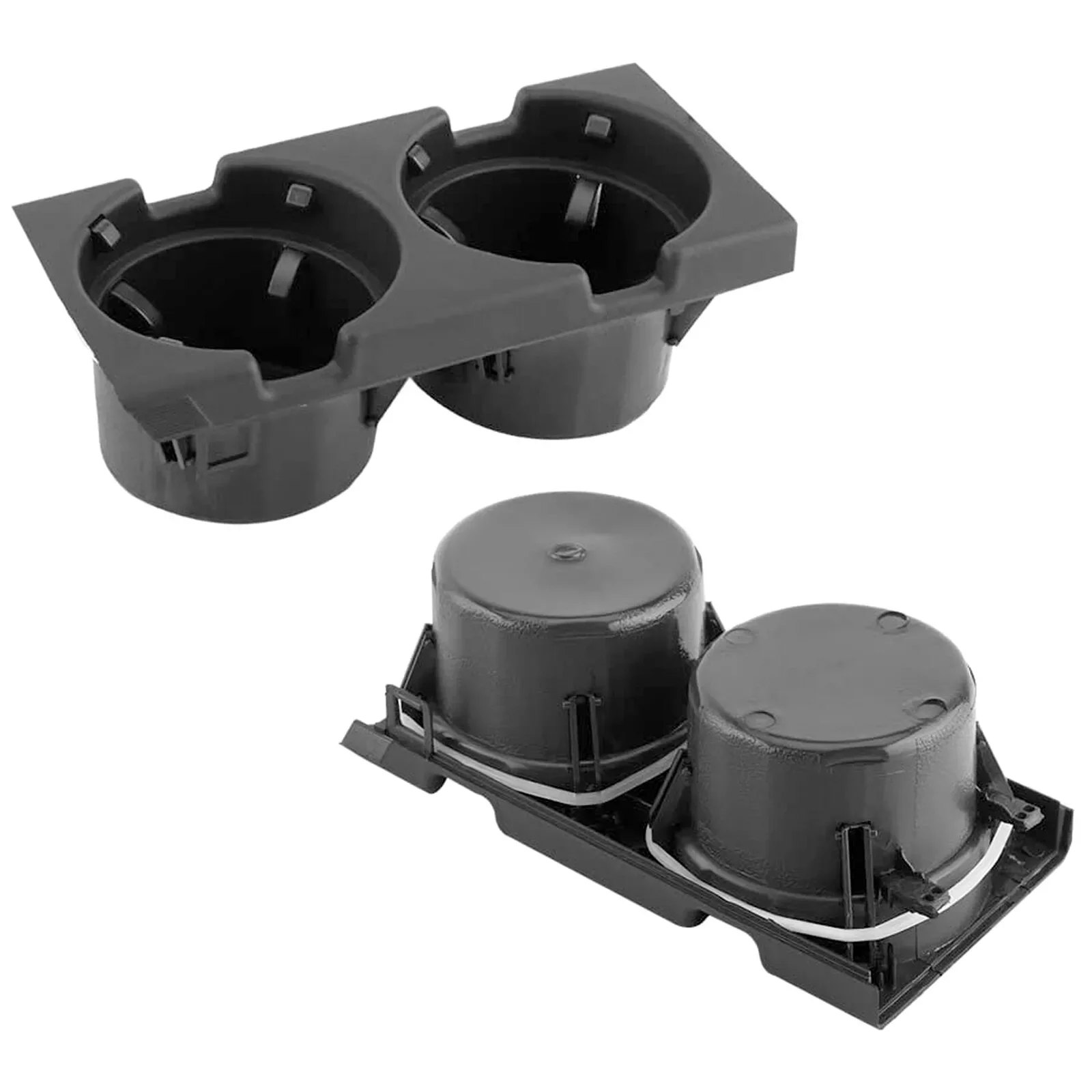 1pc 자동차 센터 콘솔 음료 컵 홀더 BMW E46 325 328 330 1999-2006 OEM51168217953 자동차 액세서리 용 동전 보관함