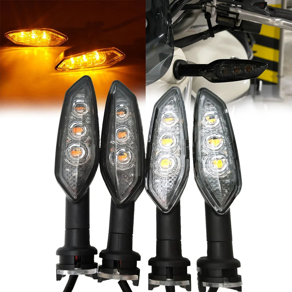 Led Motorcycle Turn Signal Light Indicator Amber Flashing Light For Yamaha Yzf R15 R25 R3 R125 Mt-25 Mt-03 Mt15 Mt-15 M-Slaz 150