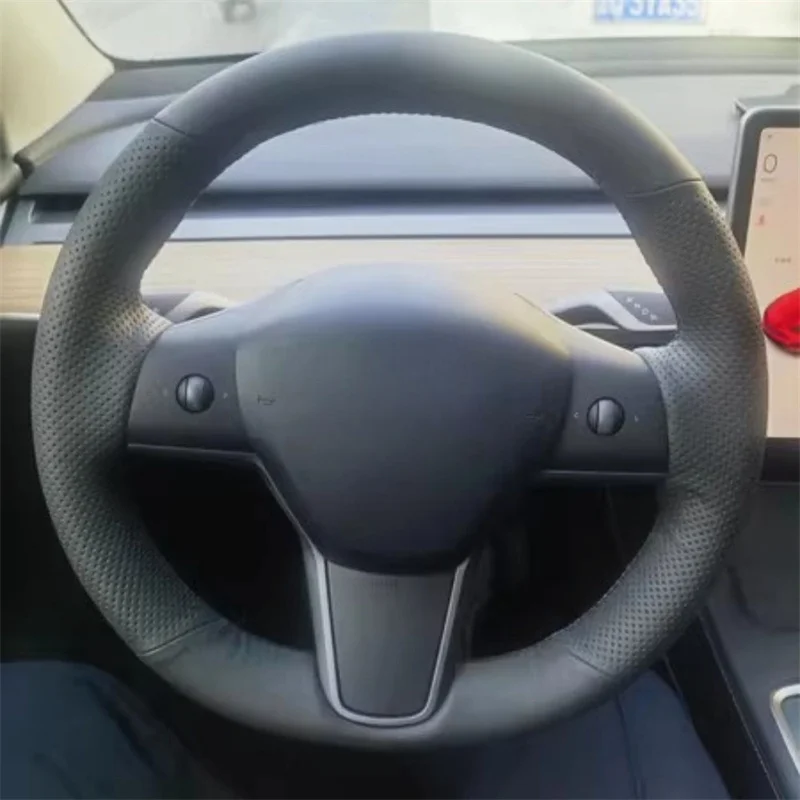 

Оригинальная модель 100%, подходит для Tesla Model 3 2017 2018 2019, износостойкая Подлинная кожа, авто Интерьер