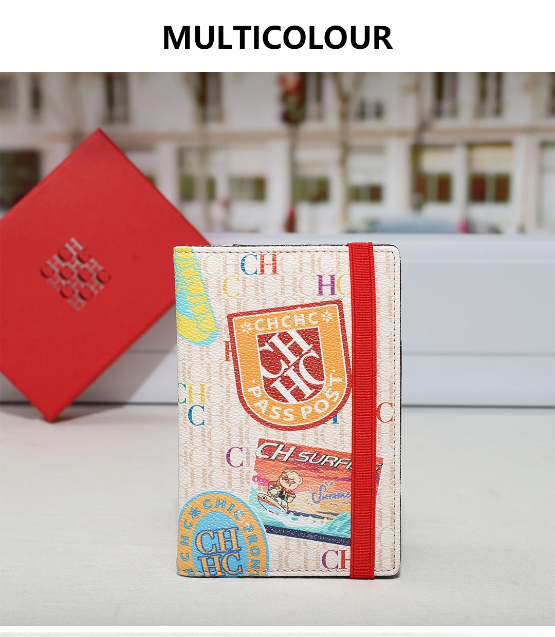 CH Marke Brief Gedruckt Mode Karte Tasche Modische Multifunktionale 2025, Neue Reise Kreative frauen Passport Brieftasche – Detail 3