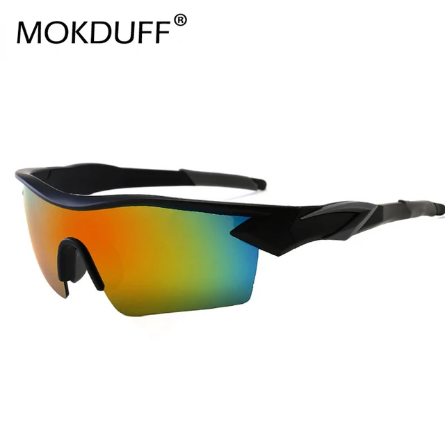 Sports Men Sunglasses Road Bicycle Sun Glasses Rectangle Cycling Riding  Protection Goggles Bike Outdoor Wrap Around