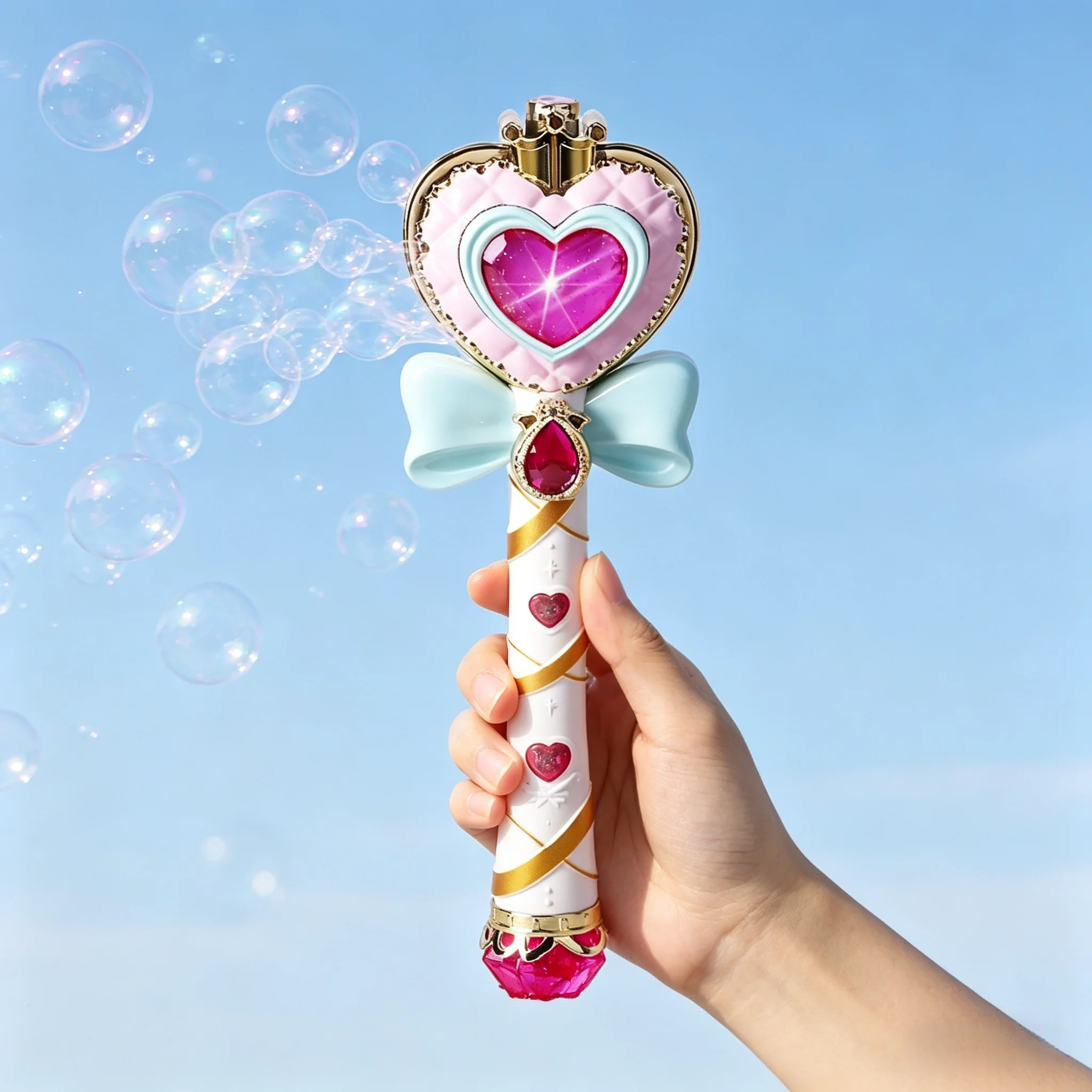 Magic Bubble Wand For Children With Lights And Sound Effects_voghion.com