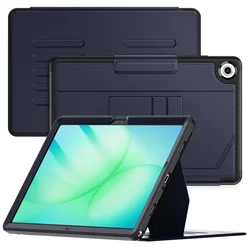 Enhanced Shockproof Smart Stand Tablet Cover for Tab A11 Plus 11inch (Navy)