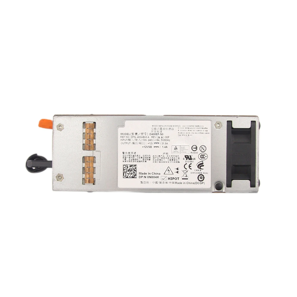 

Используется для DELL T310 400 Вт, серверный источник питания, Φ N884K D400EF-S0 400W v034