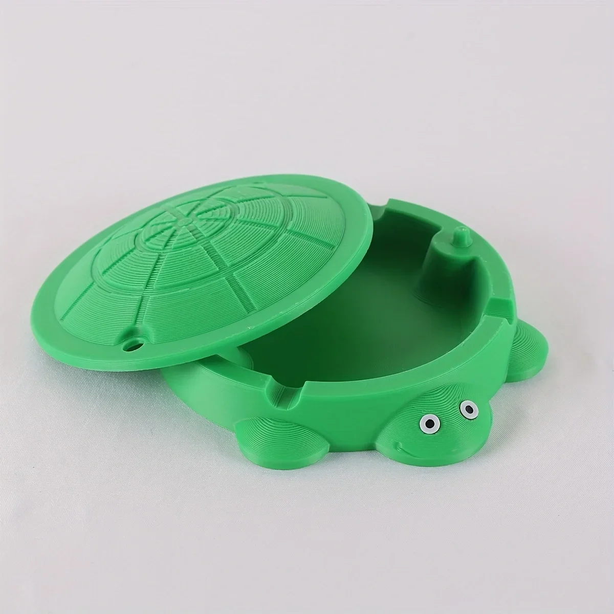 Orange & Green Color Turtle model Home Office Decorations Lid Can Be Opened Plastic Toys for all ages Christmas Halloween Gifts