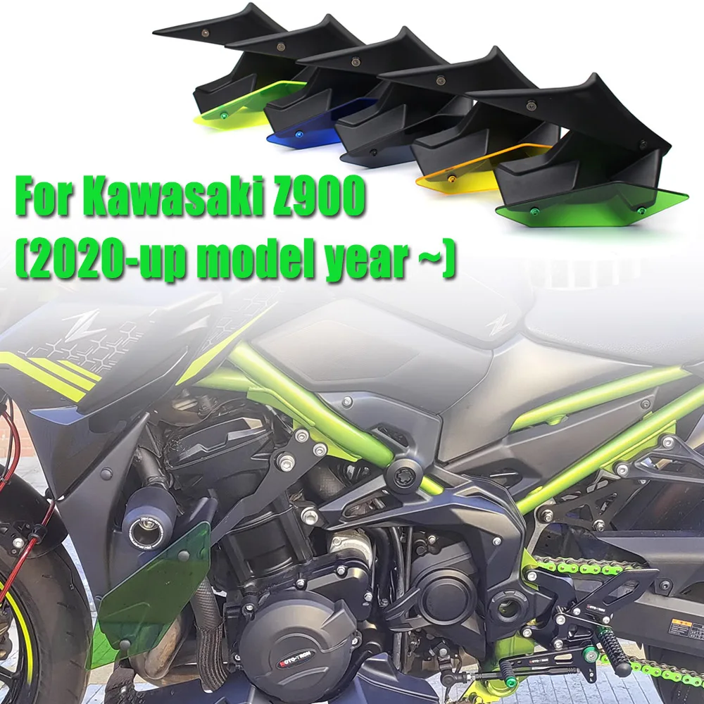 

Запчасти для мотоциклов Kawasaki Z900 Z 900 2020 2021, Обтекатели с боковой снижением силы, Обтекатели с неподвижным крылом, Обтекатели крыльев
