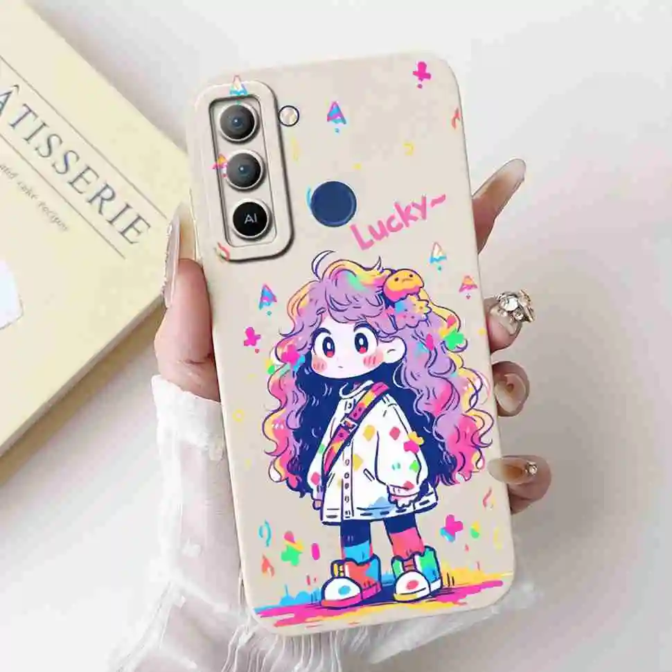 Tecno Pop 5 LTE Shockproof Painted Silicone Phone Case