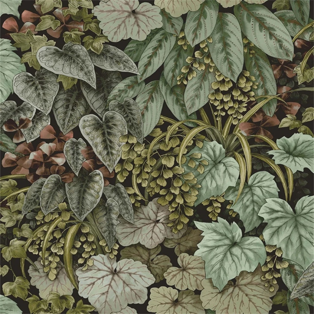 de plantas nórdicas personalizadas, mural, adesivo artístico,