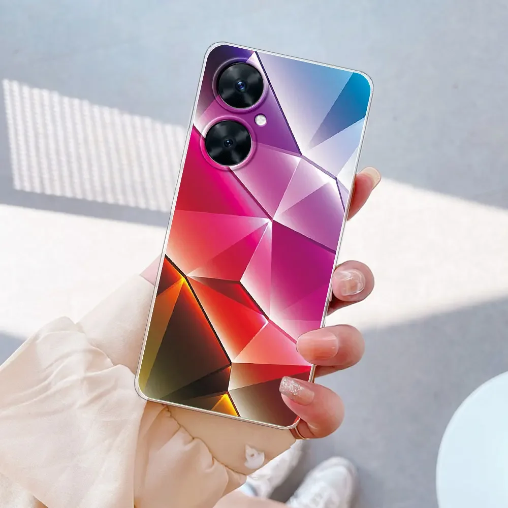 Transparent Silicone Phone Case with Bumper Protection