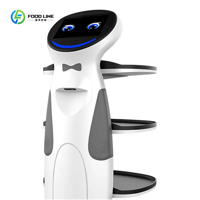 Robot Intelligente Personalizzato per la Consegna di Cibo con Sistema di Evitamento Ostacoli per Ristoranti, Hotel, Caffè e Servizi di Catering - immagine 3