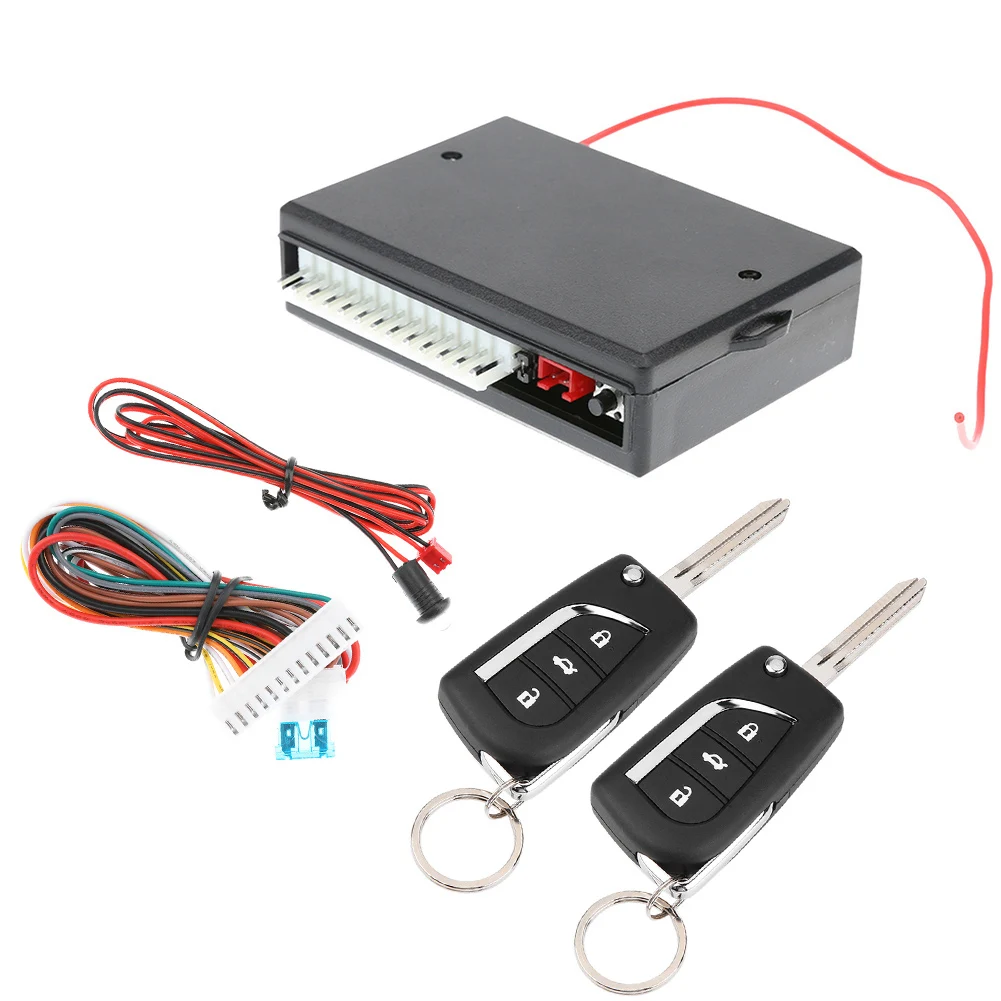 Sistema di accesso senza chiave per auto Kit di chiusura centralizzata con telecomando Blocco porta centrale per auto universale Sistema di accesso senza chiave remoto