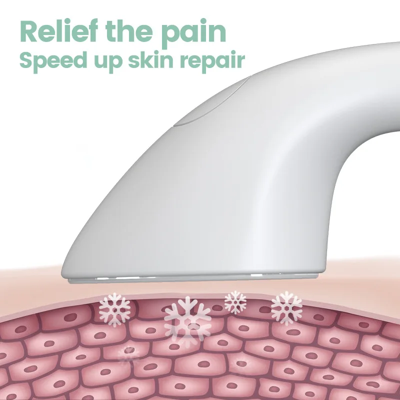 New Handheld Plastic Face Massager Hot Cold Compress Facial Hammer Skin Care Tool for Wrinkle Lifting and Beauty Products