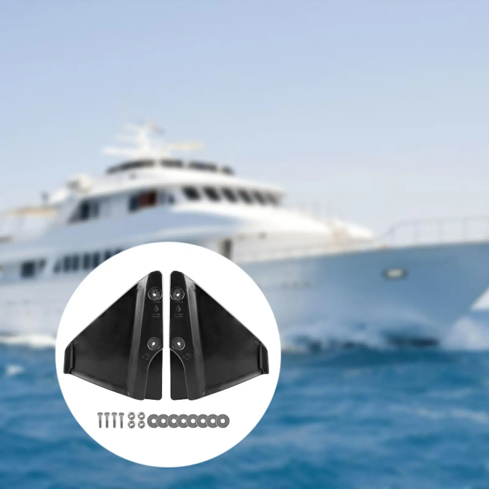 High-Performance Hydrofoil Stabilizer Bolt Nut Hydrofoil Boat Outboard Motors Boat Parts Sports Stabilizer Molded