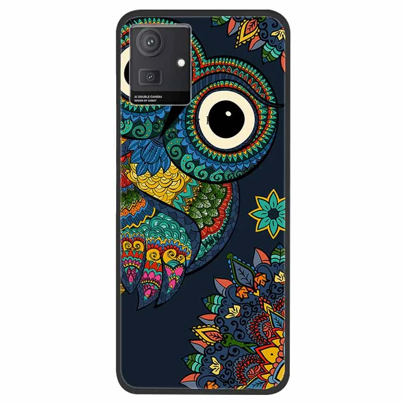 Cubot Note 50 Animal Design TPU Silicone Phone Case - Shockproof Wolf Pattern Protector