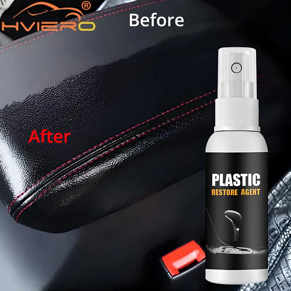 30ML/50ML/100ML Car Interior Refurbishment Dashboard Rearview Mirror Household Sofa Leather Bag Plastic Cleaning Stain Detergent