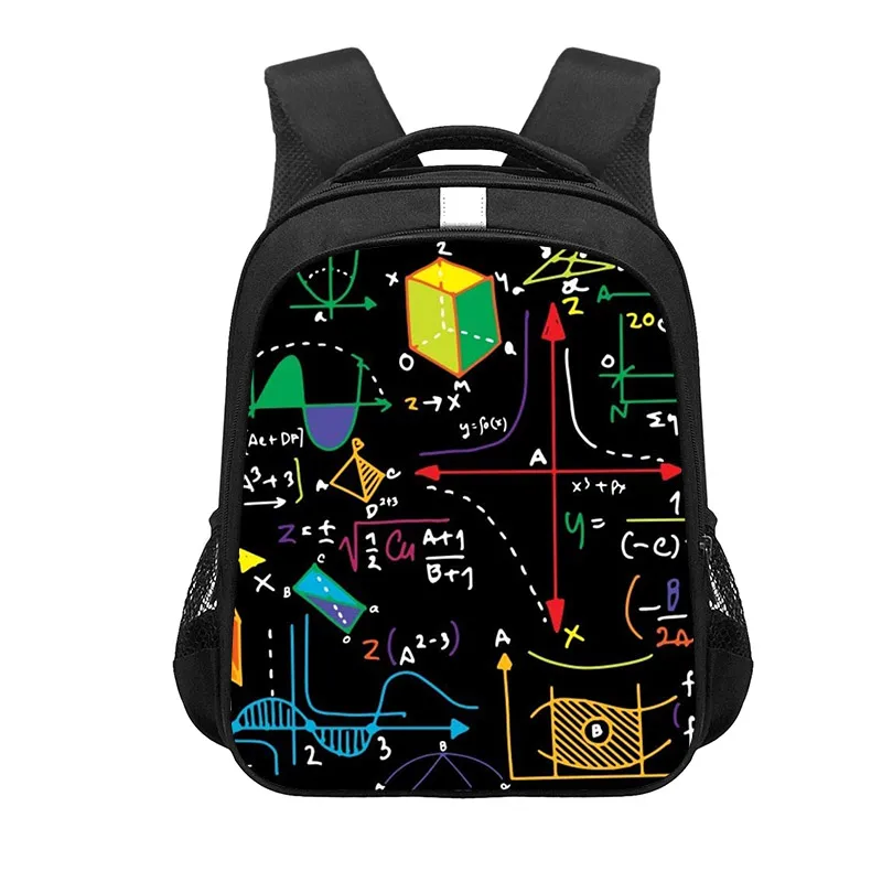 Elemento Matematico Fisico Formula Zaino per Bambini Studente Scolastico Zaino da Bookbag Borsa Del Libro per Viaggio Teenager Ragazze Ragazzi Capretto