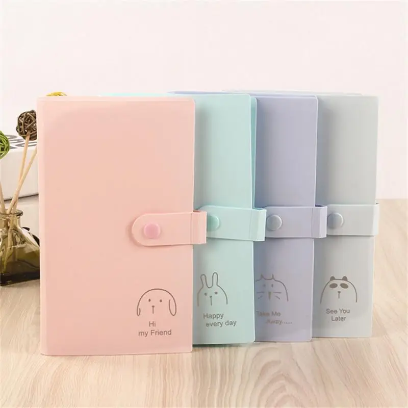 Slots Transparent Card Storage Book Credit Bank Card Business ID Holders Ticket Organizer Package Collection