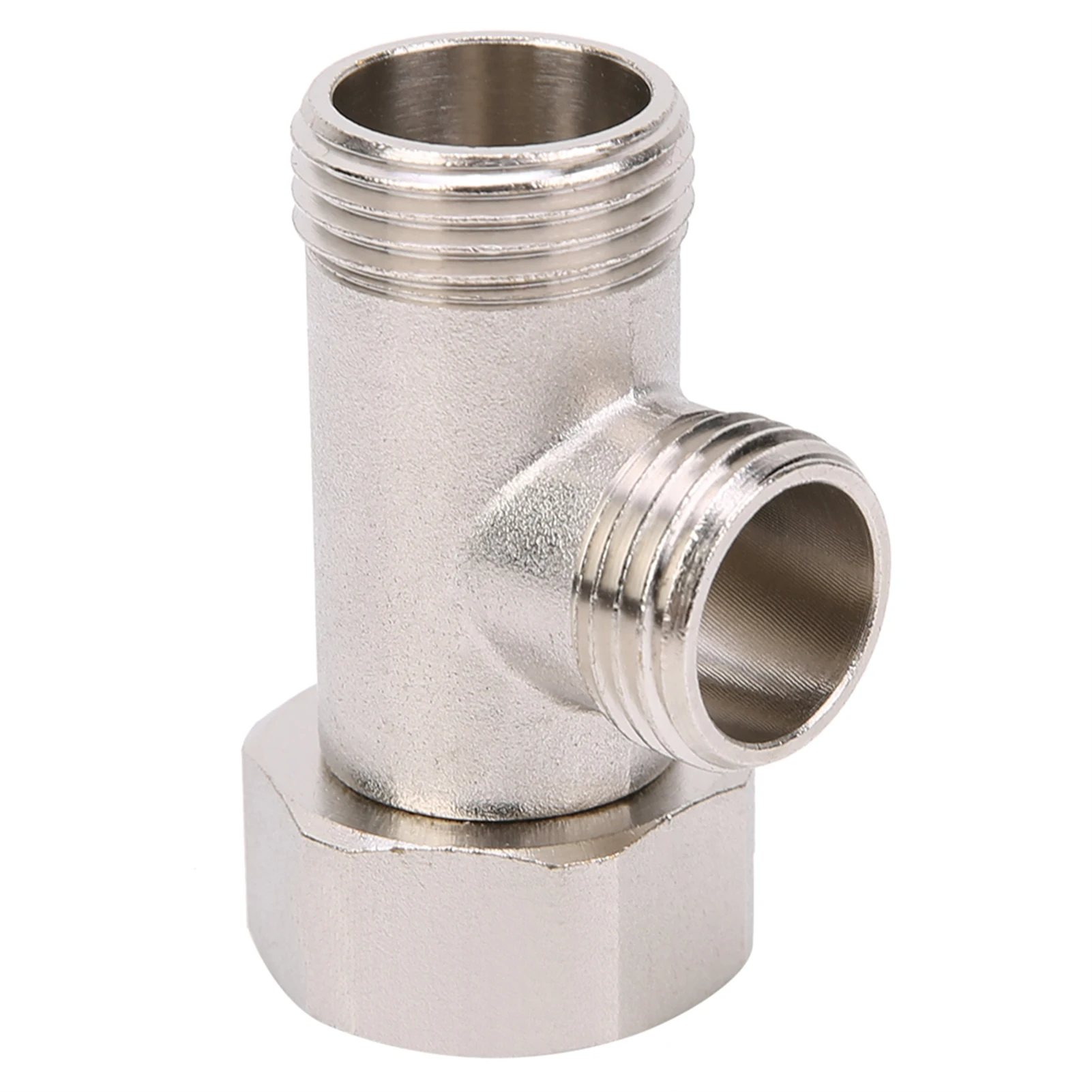 Toilet Diverter Valve Copper T Adapter 7/8 T-Valve 3 Ways Connecting Valve For Home Bath Accessories Bathroom