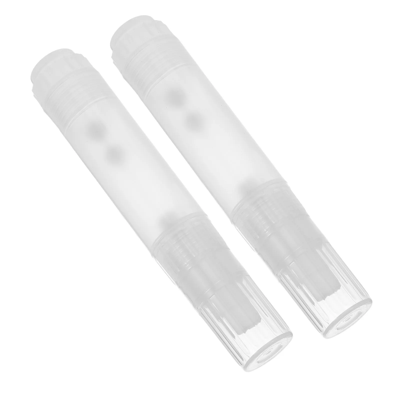 2Pcs 리필 가능 빈 페인트 펜 충전식 아크릴 마커 10Mm 금속 목재 플라스틱 야외 낙서 공예품용 플랫 팁 영구 마커