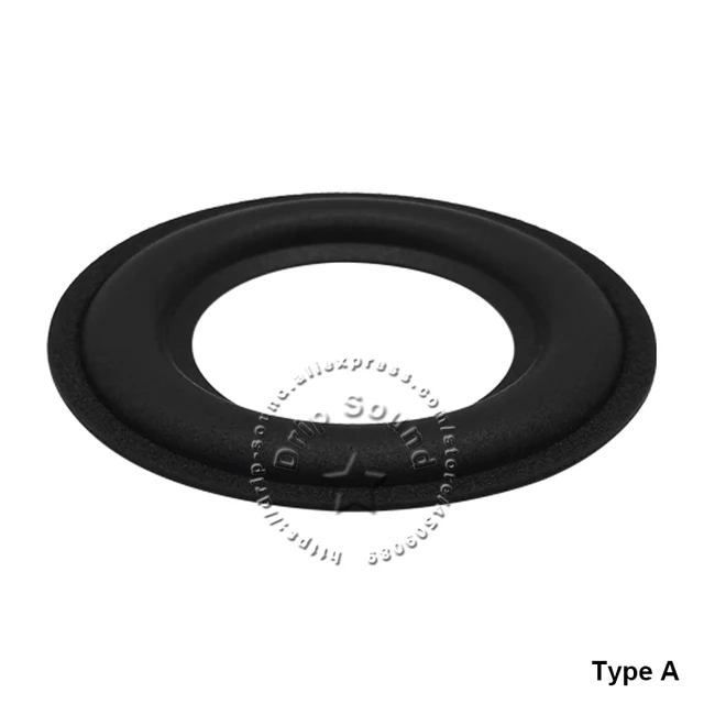 thumbnail interactive-video image 1 of Uxcell 3" 3 Inches Speaker Foam Edge Surround Rings Replacement Parts For Speaker Repair Or DIY 4pcs 1 of 12