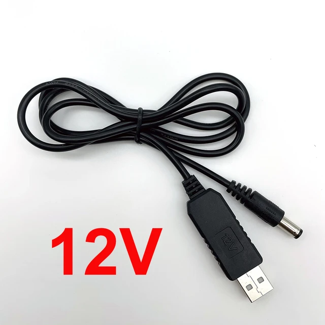 Cavo Di Alimentazione Da USB A Cc Convertore Boost Da 5V A 12V 8 Adattatori Cavo Di Ricarica Da USB A Jack DC Per Router Wifi Mini Altoparlante Ventola - Foto 2